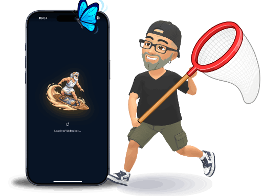 ChronosGo program ve zaman takip uygulaması mockup ekranı