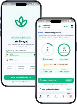 Yeni Hayat alışkanlık takvimi ve seri ekranı